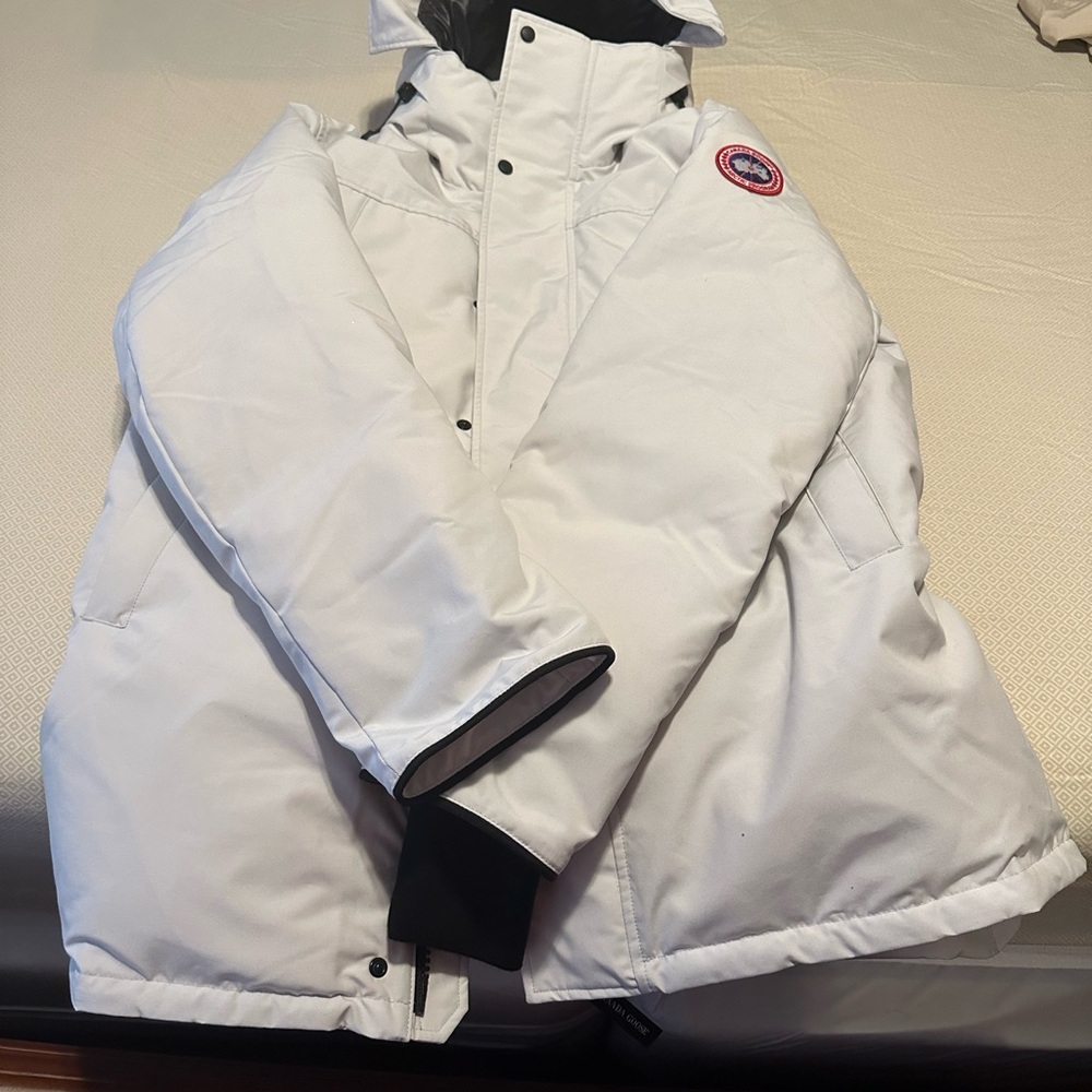 Canada Goose White Parka